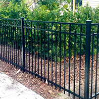 Bella Fence alternating spear top