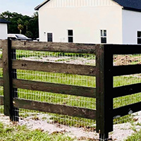 Bella Fence wood Ranch rail